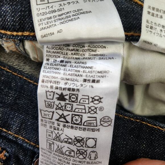 Levis 515 Boot Cut Jeans Women’s SIZE 16 Dark Wash Casual Preppy - Picture 11 of 12